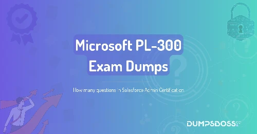 How many questions in Salesforce Admin Certification