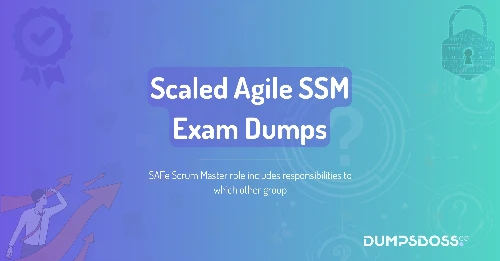 SAFe Scrum Master role includes responsibilities to which other group