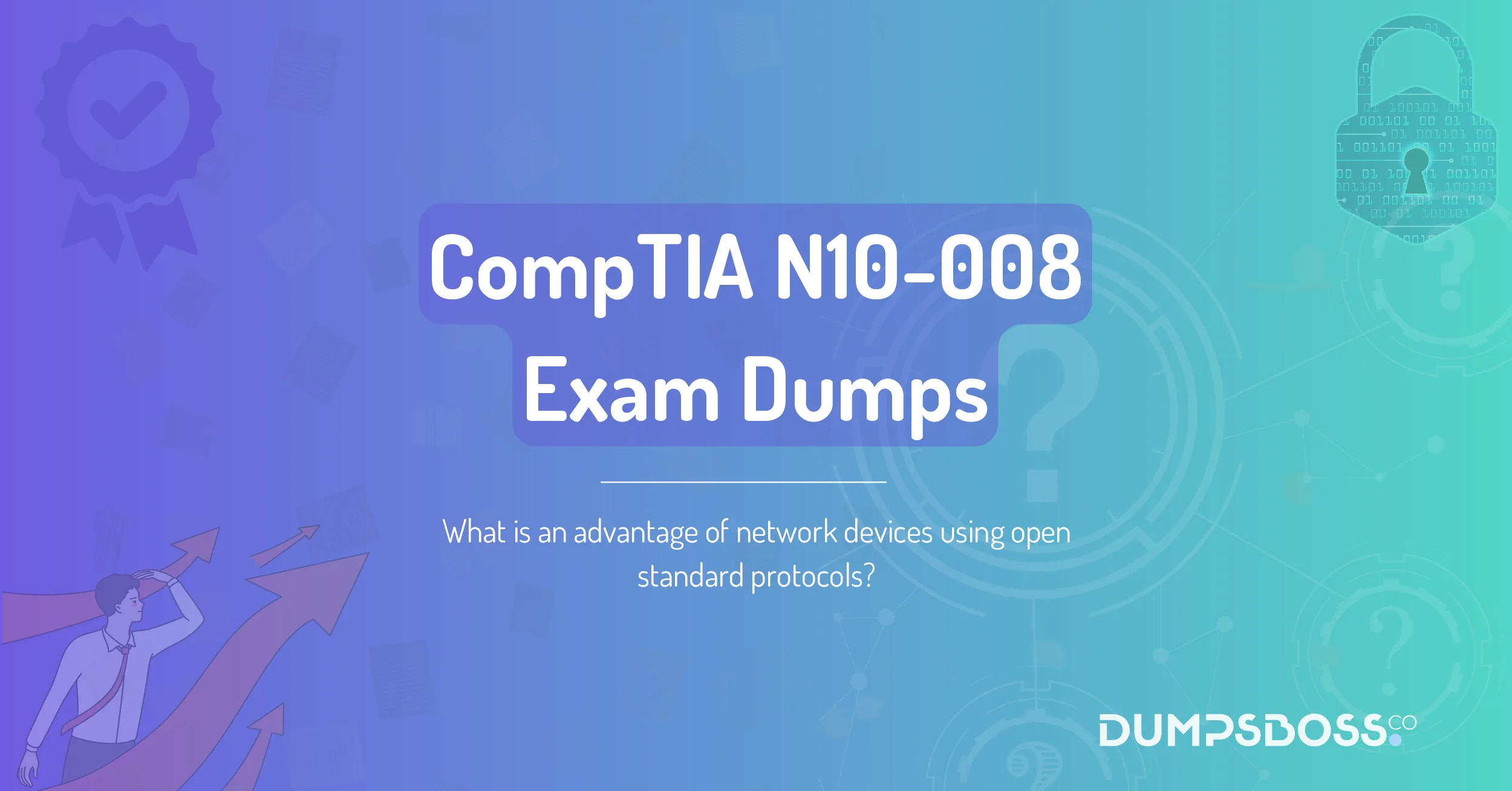 What is an advantage of network devices using open standard protocols?