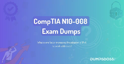 What is one factor increasing the adoption of IPv6 network addresses?