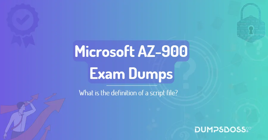What is the definition of a script file?