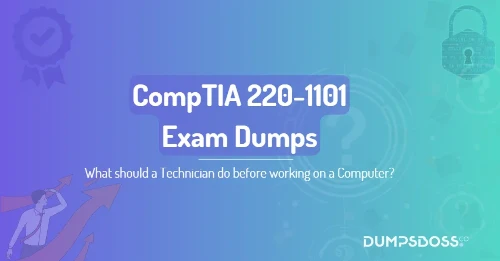 What should a Technician do before working on a Computer?