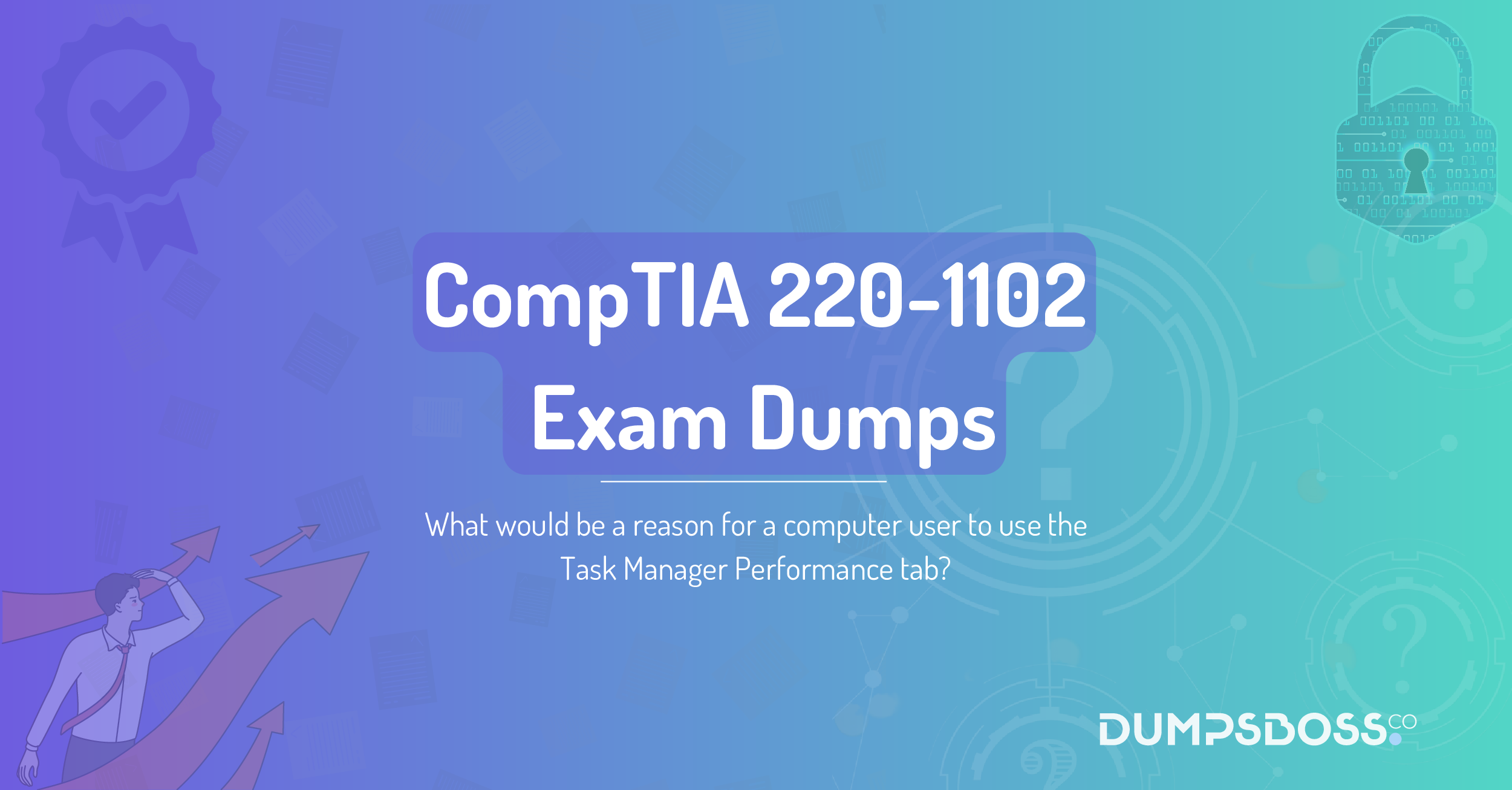 What would be a reason for a computer user to use the Task Manager Performance tab?