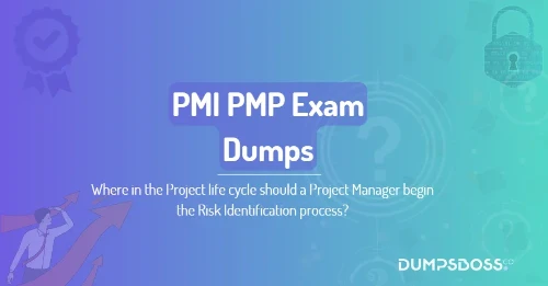 Where in the Project life cycle should a Project Manager begin the Risk Identification process?