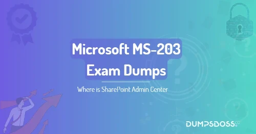 Where is SharePoint Admin Center