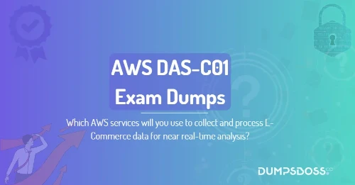 Which AWS services will you use to collect and process E-Commerce data for near real-time analysis?