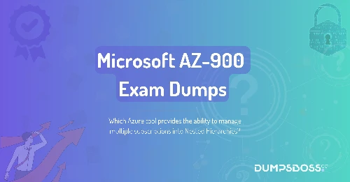 Which Azure tool provides the ability to manage multiple subscriptions into Nested Hierarchies?