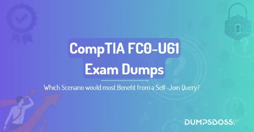 Which Scenario would most Benefit from a Self-Join Query?