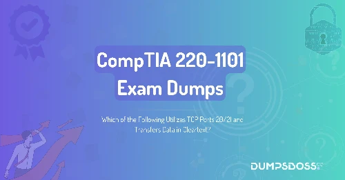 Which of the Following Utilizes TCP Ports 20/21 and Transfers Data in Cleartext?