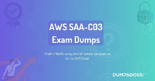 Which of the following are architectural best practices for the AWS Cloud? (Choose 2)