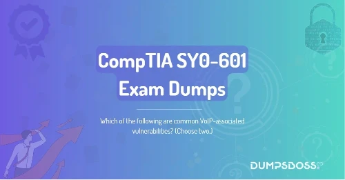 Which of the following are common VoIP-associated vulnerabilities? (Choose two.)
