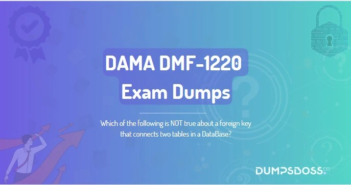 Which of the following is NOT true about a foreign key that connects two tables in a DataBase?