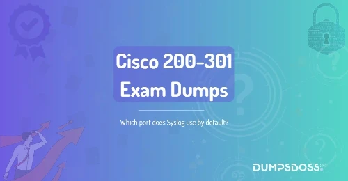 Which port does Syslog use by default?