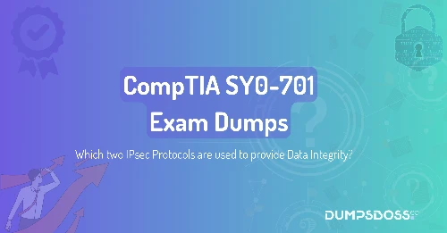 Which two IPsec Protocols are used to provide Data Integrity?