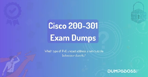 Which type of IPv6 unicast address is not routable between networks?
