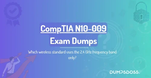 Which wireless standard uses the 2.4 GHz frequency band only?