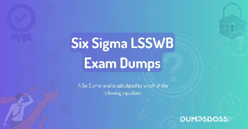A Six Sigma level is calculated by which of the following equations: