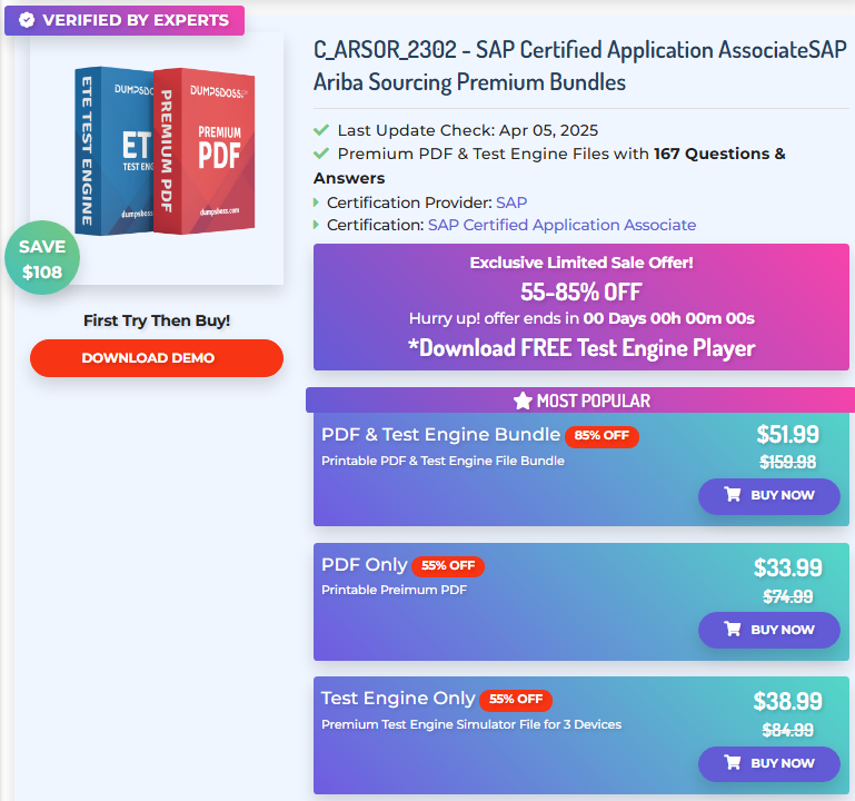 C_ARSOR_2302 Exam
