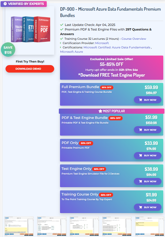 Read Microsoft Certified Azure Data Fundamentals (Exam DP-900) Certification Guide Online Free