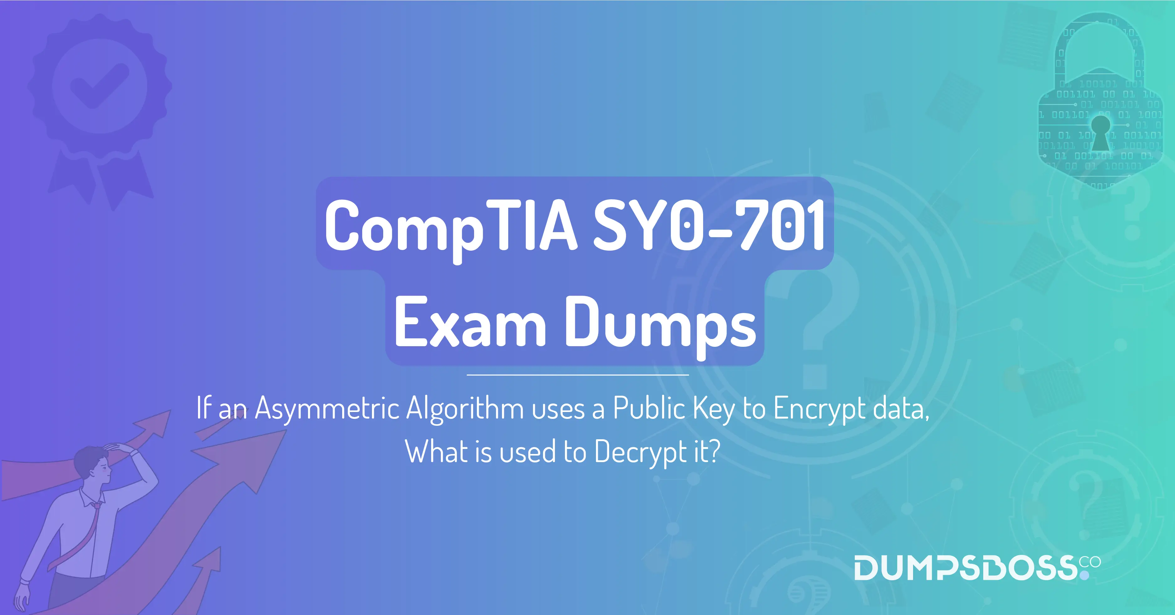 If an Asymmetric Algorithm uses a Public Key to Encrypt data, What is used to Decrypt it?