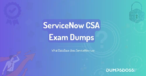 What DataBase does ServiceNow use
