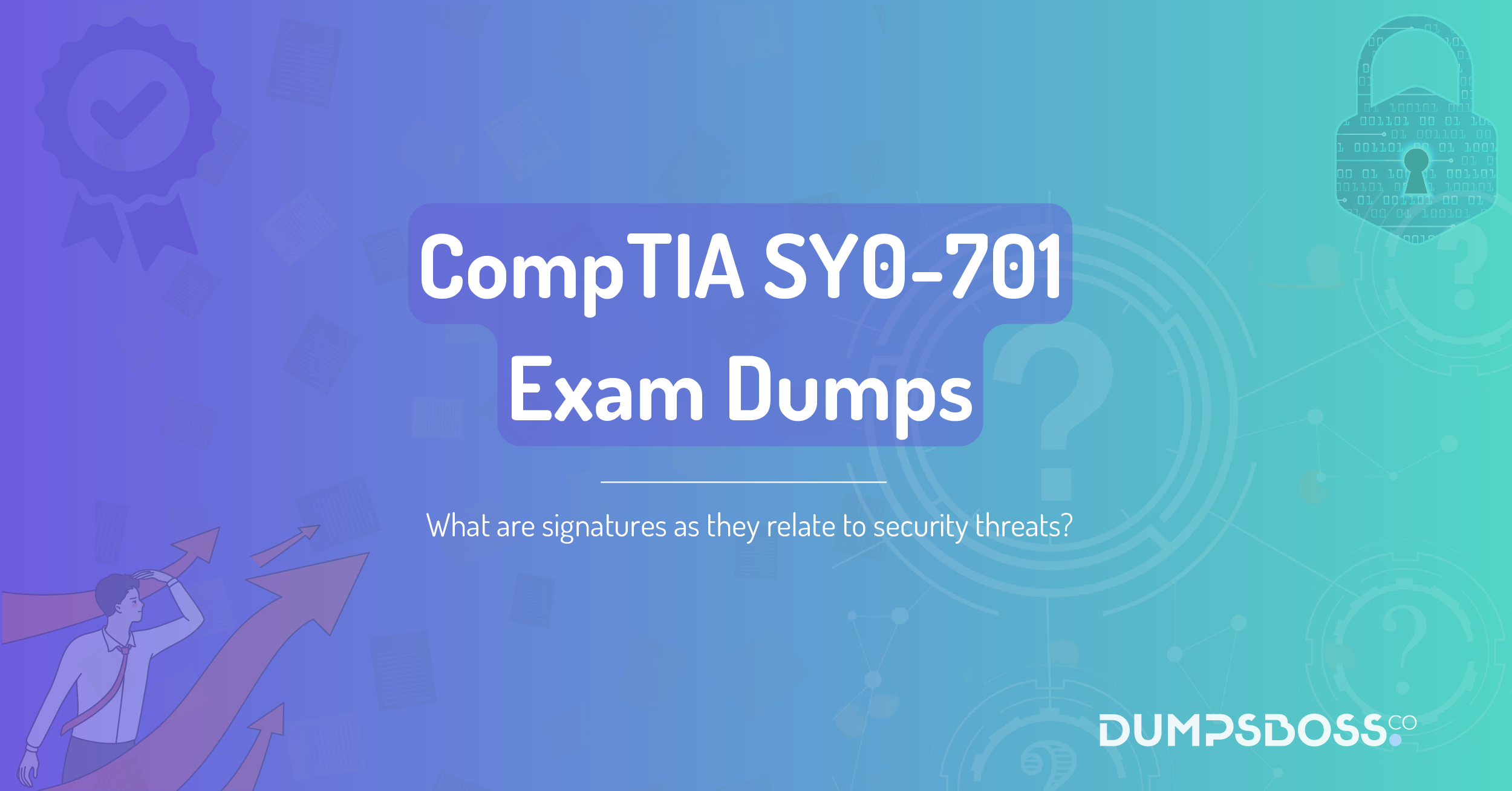 What are signatures as they relate to security threats?