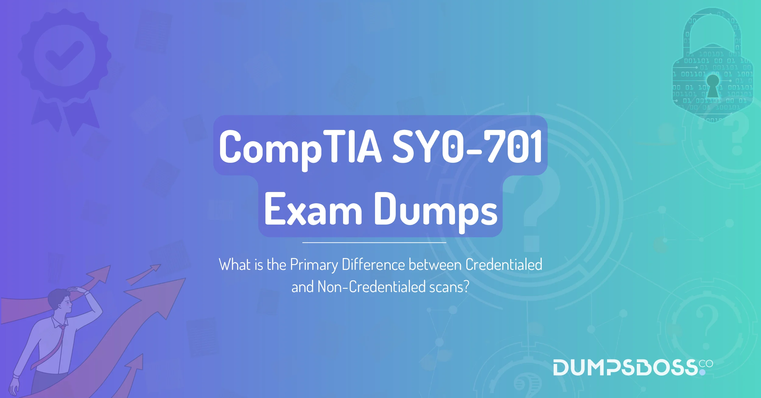 What is the Primary Difference between Credentialed and Non-Credentialed scans?