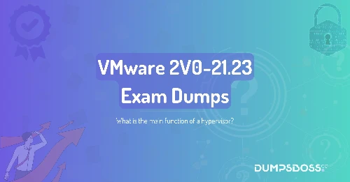 What is the main function of a hypervisor?