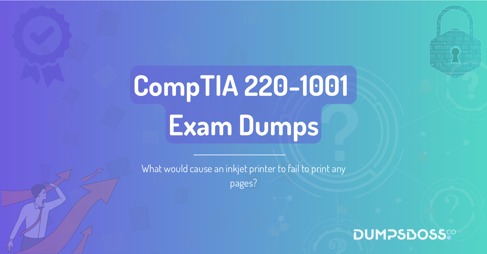 What would cause an inkjet printer to fail to print any pages?