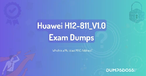 Which is a Multicast MAC Address?