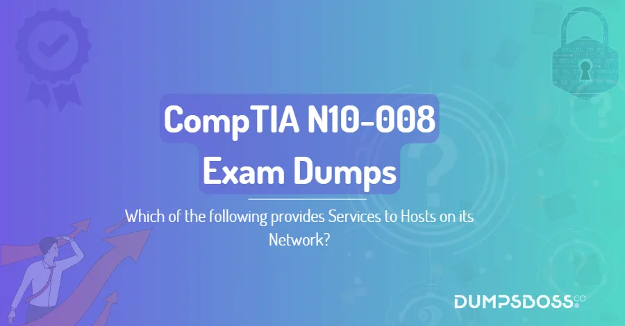 Which of the following provides Services to Hosts on its Network?