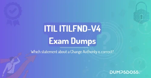Which statement about a Change Authority is correct?