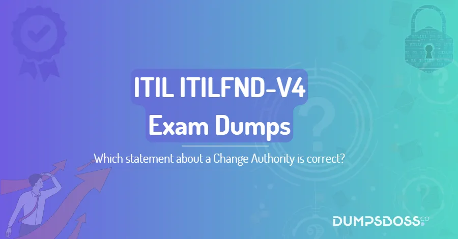 Which statement about a Change Authority is correct?