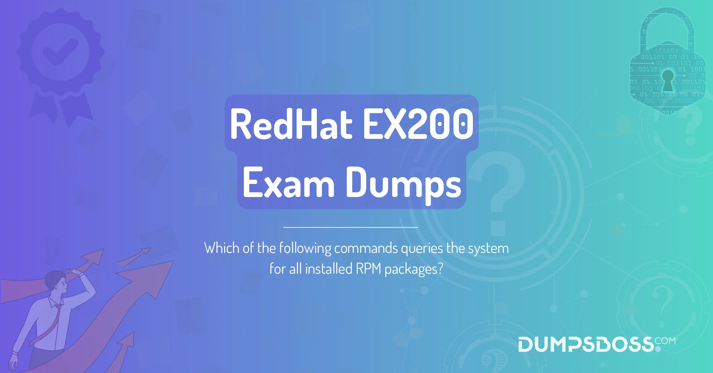 Which of the following commands queries the system for all installed RPM packages?