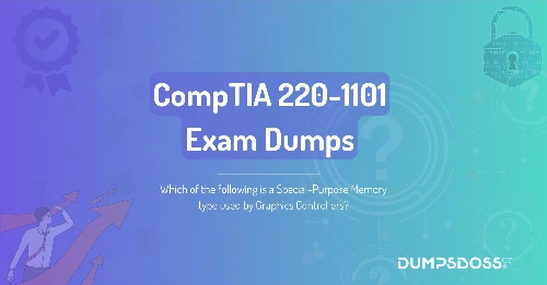 Which of the following is a Special-Purpose Memory type used by Graphics Controllers?