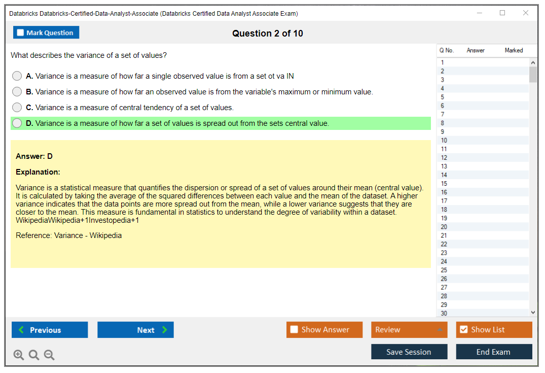 Databricks Databricks-Certified-Data-Analyst-Associate (Databricks Certified Data Analyst Associate Exam) Exam Simulator Test Engine Exam Prep 2