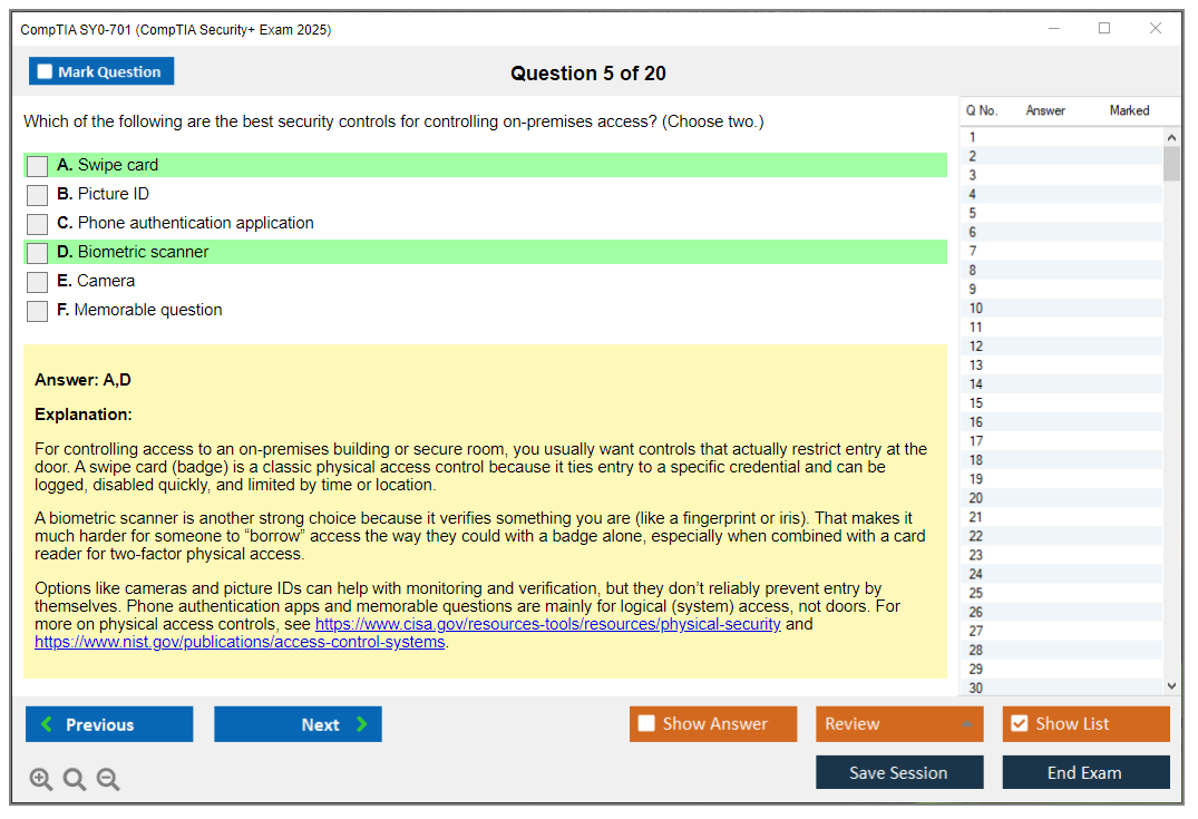 CompTIA SY0-701 (CompTIA Security+ Exam) Exam Simulator Test Engine Exam Prep 5