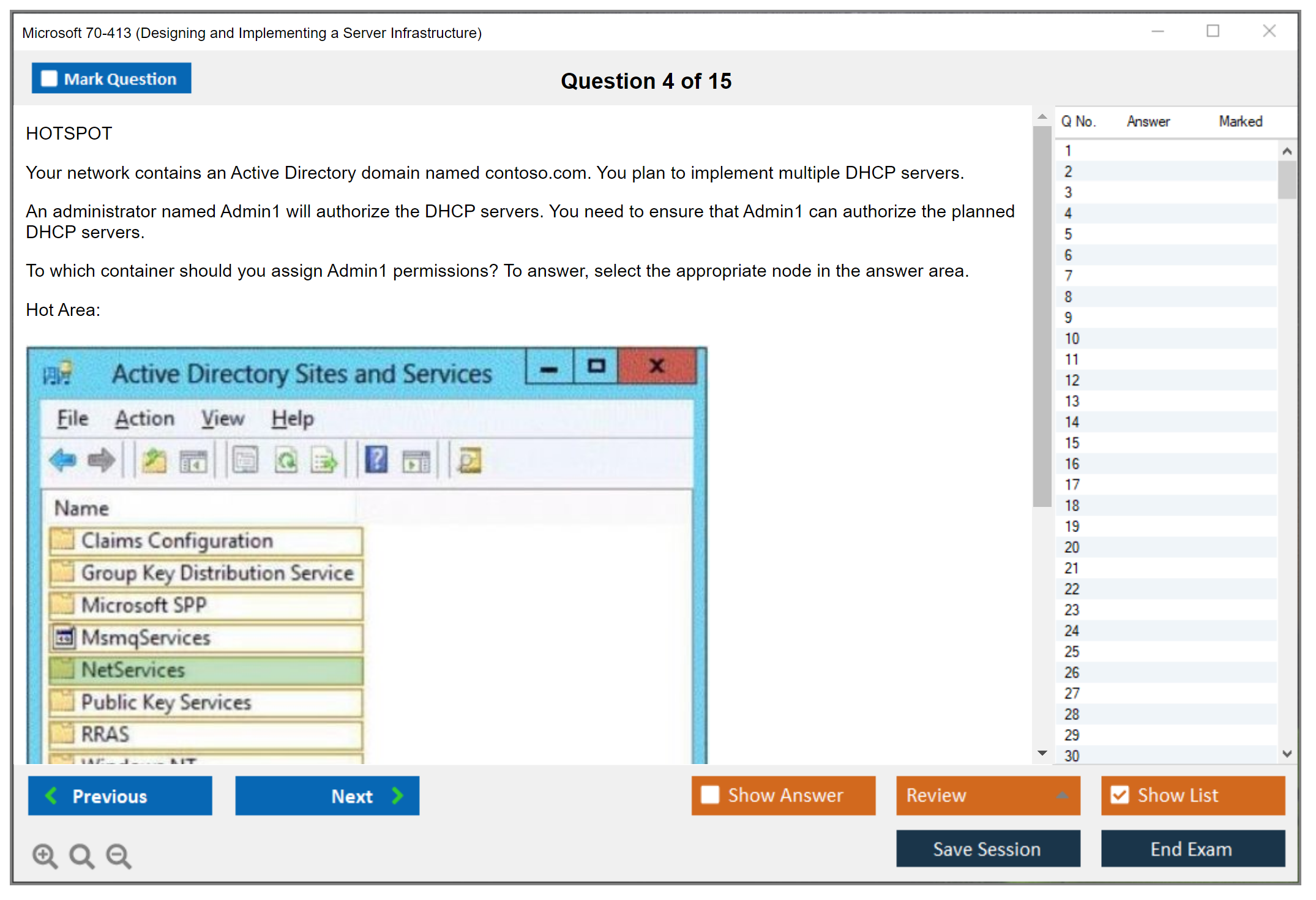Microsoft 70-413 (Designing and Implementing a Server Infrastructure) Exam Simulator Test Engine Exam Prep 4